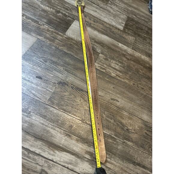 Tucson Arizona Cactus Stagecoach Fort Vintage Belt Buckle Brass - Picture 4 of 5